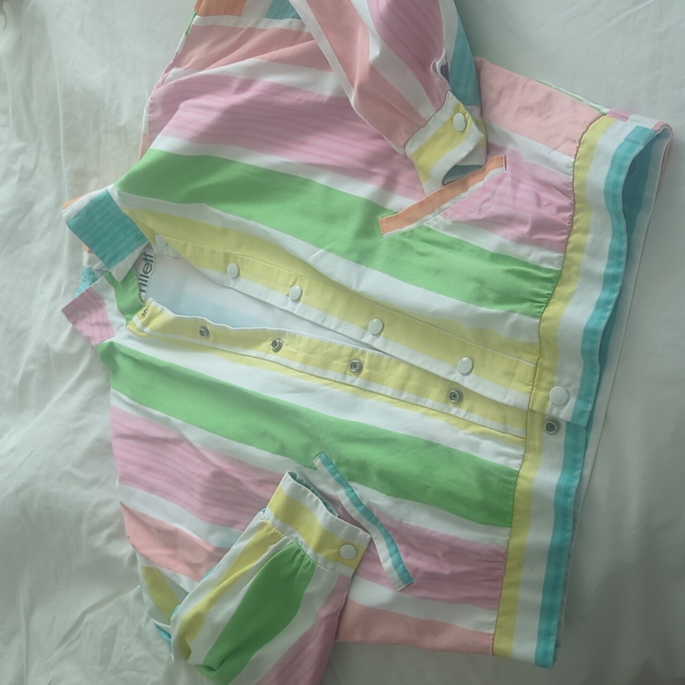 Hand printed Tillett lined jacket size S